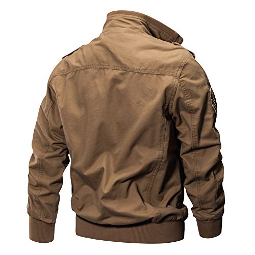 Chaqueta de Manga Larga de los Hombre Lavado Chaqueta Militar Gran tamaño Escudo Transpirable táctico BaZhaHei Invierno Abrigo Casual con Capucha de Lana Capa Jacket Parka Pullover