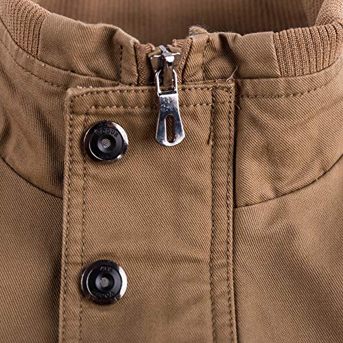 Chaqueta de Manga Larga de los Hombre Lavado Chaqueta Militar Gran tamaño Escudo Transpirable táctico BaZhaHei Invierno Abrigo Casual con Capucha de Lana Capa Jacket Parka Pullover