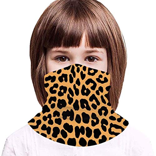 chenguang4422 Pañuelo para el cuello Pañuelo con estampado de leopardo gratis Pasamontañas de vector Variedad Toalla de cara Bufanda Cubierta de babero de seda de hielo a prueba de viento con filtro