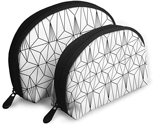Ches Shell Bolsa con cremallera portátil 2 bolsos, apto para cosméticos, bolsos de mano, bolsos de mano, accesorios para mujeres, mi patrón favorito 1