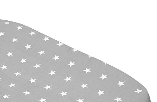 Chicco Next2Me and Lullago - Sábana bajera ajustable para cuna (2 unidades, incluye protector de colchón impermeable, 100% algodón certificado Oeko-Tex®, 3 unidades, tamaño 83 x 50 x 5 cm