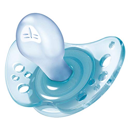 Chicco Physio Air - Pack de 2 chupetes de silicona para 16 - 36 meses, modelos aleatorios, color azul
