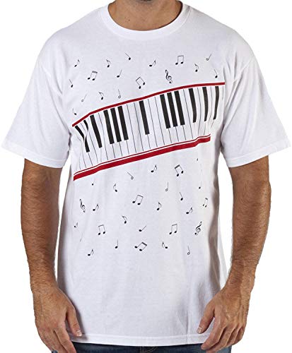 Chicos Hombres Camisetas Michael Jackson Memorial Shirts OLODUM Peace Anti War Beat It Piano Camisetas (Beat it paino, Medium)