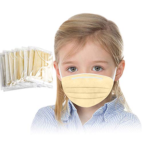 Children 10PC Reutilizable Protector para Mascarillas Color Negro Unidades Orejas Flexible Protector facial/Bufanda con bucle/Bandana/Pasamontañas, Caza Mariposa Ilustraciones