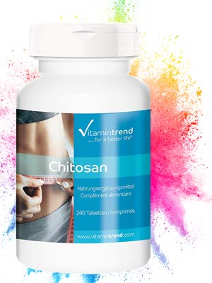 Chitosan 500mg – Quitosano – Bloqueador de grasa – Calidad alemana - 240 comprimidos