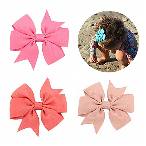 Choicbaby 60 lazos de cocodrilo de 3 pulgadas para el pelo para bebés, niños, adolescentes, regalos en pares