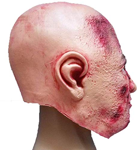 Chunjiao Las máscaras de Terror Sangriento Cuchillo Rayado Halloween de la Cara Prom Látex Realista Partido Prop S Máscaras de Halloween