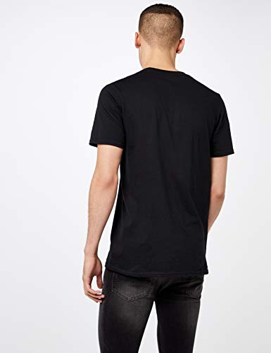 CID AC/DC BLACK DONE CHEAP, Camiseta de Manga Corta Para Hombre, Negro (Black PEACDC3891), Small