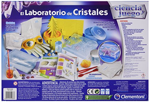Ciencia y Juego - Laboratorio de Cristales, Juego Educativo (Clementoni 550838)