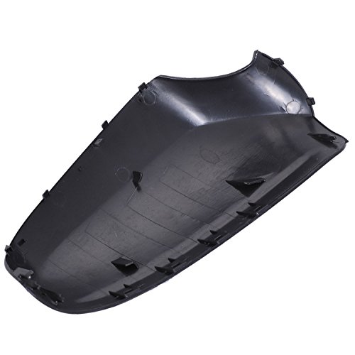 Cikuso Coche ala Espejo Tapa Carcasa 1 par Derecha + Izquierda Lado Negro Brillante para Opel Astra 2004-2008