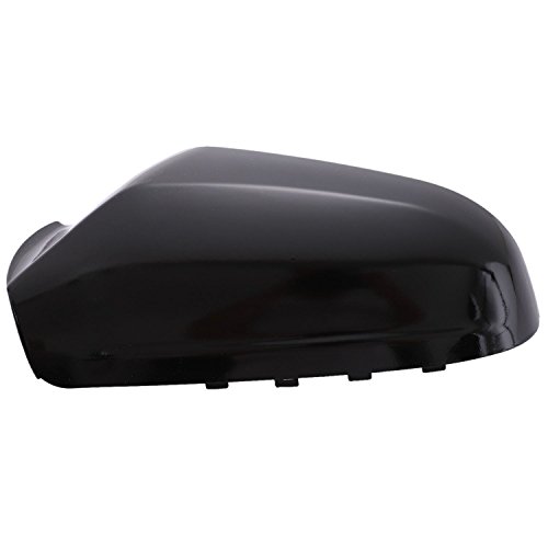 Cikuso Coche ala Espejo Tapa Carcasa 1 par Derecha + Izquierda Lado Negro Brillante para Opel Astra 2004-2008