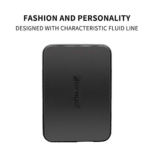 CIRAGO 500GB Disco Duro Externo Portátil Resistente a los Golpes, 2.5 Inch USB 3.0, para PC, Mac, MacBook, Chromebook, Xbox, PS4 (Negro)