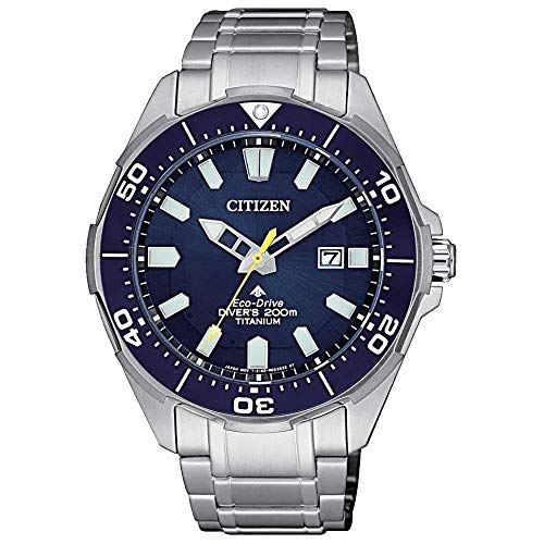 Citizen Promaster Diver 200 mt Eco Drive Super Titanio BN0201–88L, reloj de pulsera para hombre
