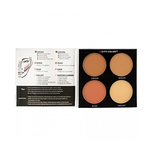 CITY COLOR Contour & Define Palette - 4 Shades by CITY COLOR