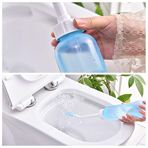 Ckssyao Dispositivo de Lavado, Portátil, Limpieza Maternal del bebé, Rociador, 560 ml, Salud Femenina, Apto para Personas Mayores, Niños, Mujeres Embarazadas, Uso Diario,Blue