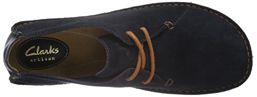 Clarks Janey Mae Zapatos de cordones derby Mujer, Azul (Navy Suede), 36 EU (3.5 UK)