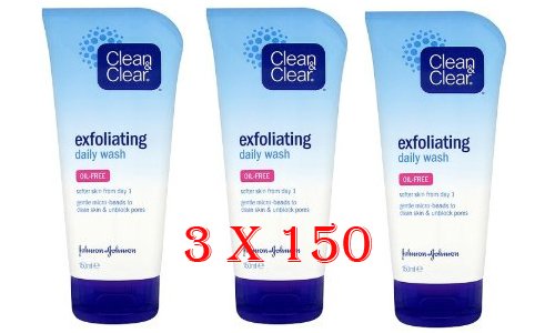 Clean & Clear - Juego de 3 unidades de 150 ml (limpieza personal)