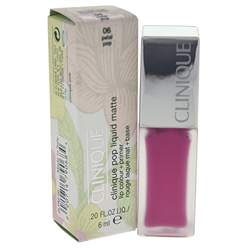 Clinique Pop Liquid Matte Lip Colour y Primer Pintalabios Tono 06 Petal - 6 ml