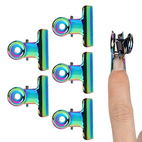 Clips de extensión de uñas, 5 UNIDS Curva Inoxidable C Curvatura de uñas Clips de pellizco Accesorios de arte de uñas multifuncionales Metal