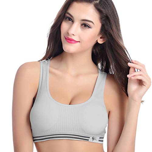 Cloud ROM Sujetadores Deportivos Mujer Chica Espalda Sujetador Deporte Mujer con Relleno Gimnasio Yoga Fitness Ejercicio Bra Sin Costura Acolchado Lencería Gran Tamaño Chaleco