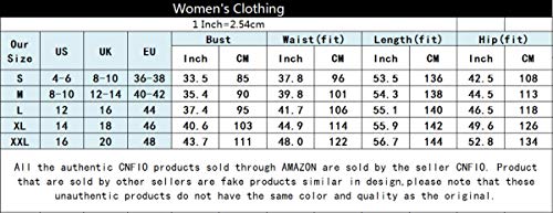 CNFIO Vestidos Largos Verano Mujer Casual Sin Mangas Vestido Playa de Fiesta Mujer