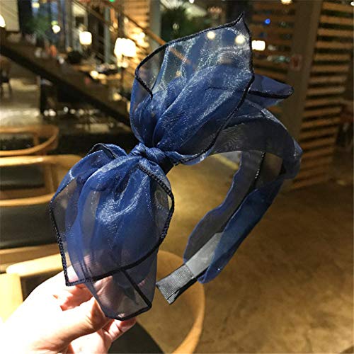 Cocoty-store Diadema Cabello Cintas del Pelo Banda Flexible Pelo Accesorio Turbantes Mujer para un Montón de Fiestas(D