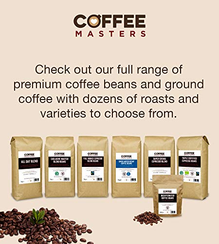 Coffee Masters Granos de Café Peruano Orgánico Fairtrade 1kg - Ganador del Great Taste 2018