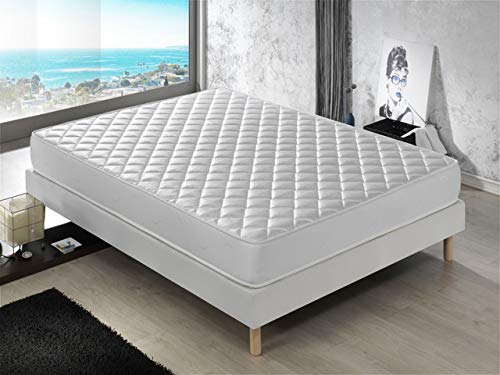 Colchón New York Viscoelástico Aloevera 150x190x15 cm, Acogida con firmeza Media.