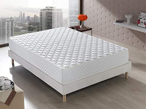 Colchón Senator Viscoelástico 160x200x20 cm. Confort de Hotel, Reversible (Invierno/Verano). Acogida con firmeza Media, 20 cm de ALTURA.