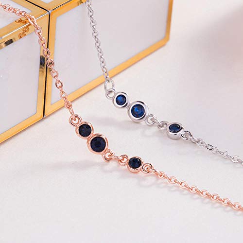 Colgante de Plata de Ley s925, Collar de Ojo de Diablo, joyería de Plata esterlina Femenina, Ambiente de Alta Gama, Oro Blanco