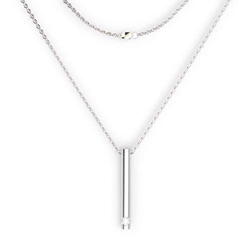 Colgante minimalista con urna en forma de barra para guardar cenizas, de RICHKING
