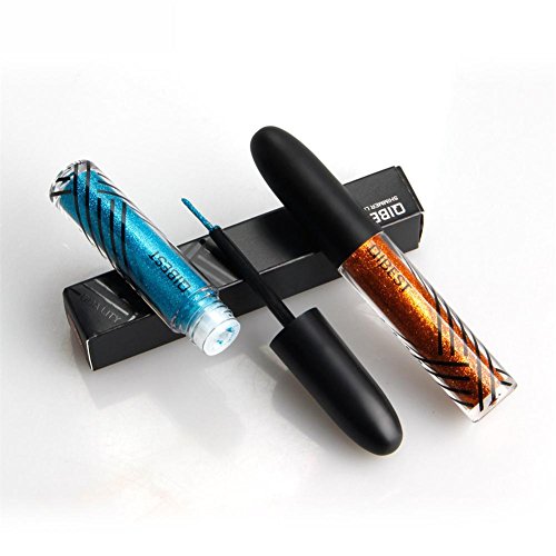 colinsa Eyeliner lápiz purpurina SGP Multicolor Eyeliner lentejuelas flashings Agua Densidad Plata Oro metálico Liquid Glitter Eyeliner para fiestas, Cosplay, Masquerade 13 colores opcional