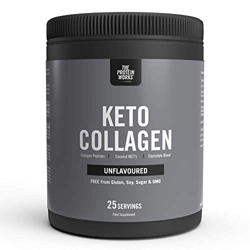 Collagene Keto Proteine In Polvere | Supporta Ossa E Articolazioni Sane | Senza Zucchero | Keto Friendly | Da Fonti Animali Allevate Al Pascolo | THE PROTEIN WORKS | Sin Sabor | 325g