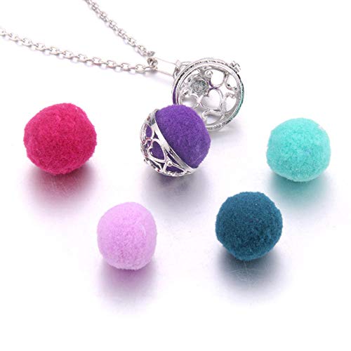 Collar De Difusor De Aceite Esencialjoyas De Aromaterapia Pintura Al Óleo Antigua Collar De Medallón De Oro Y Plata Aceite Esencial Difusor De Aroma Collar De Perfume-To