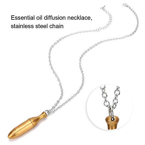 Collar de perfume, 1 ml Collar Colgante Accesorio de joyería Collar de perfume Difusor de aceite esencial para niñas Mujeres(1#)