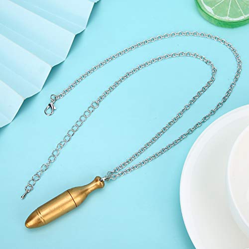 Collar de perfume, 1 ml Collar Colgante Accesorio de joyería Collar de perfume Difusor de aceite esencial para niñas Mujeres(1#)