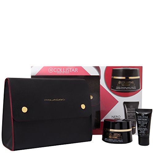 Collistar Crema Preciosa Negro Sublime 50 ml + Sublime Sublime Negro Sublime 15 ml + Bolsa Negro/Burdeos