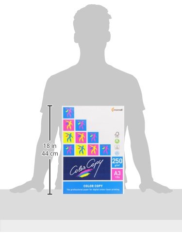 Color Copy 129800 - Pack de 125 hojas de papel multifunción, A3, 250 gr