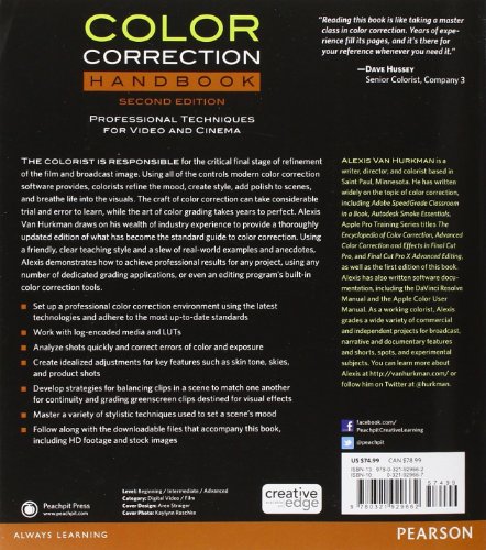 Color Correction Handbook: Professional Techniques for Video and Cinema (Digital Video & Audio Editing Courses)