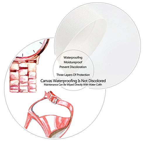 Color Moda París Perfume Mujer Cosmética Carteles e impresiones nórdicos Arte de la pared Pintura de la lona Imagen de la pared Chica Decoración para el hogar 60X80cm Sin marco 3 piezas Set Descuento