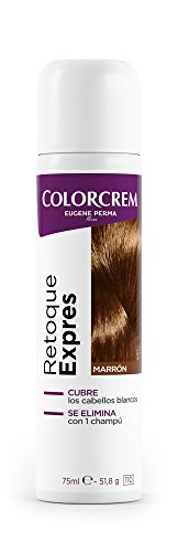 COLORCREM tinte marrón retoca raíces expres spray 75 ml