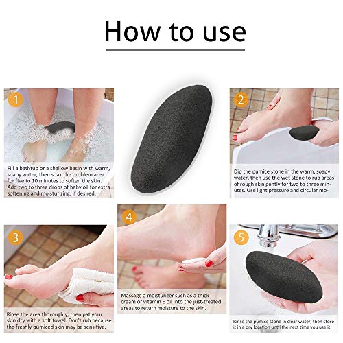Colossal - Lima para pies y callos, la mejor herramienta de cuidado de pies para eliminar la piel dura, se puede utilizar tanto en pies húmedos como secos (negro). (Negro)