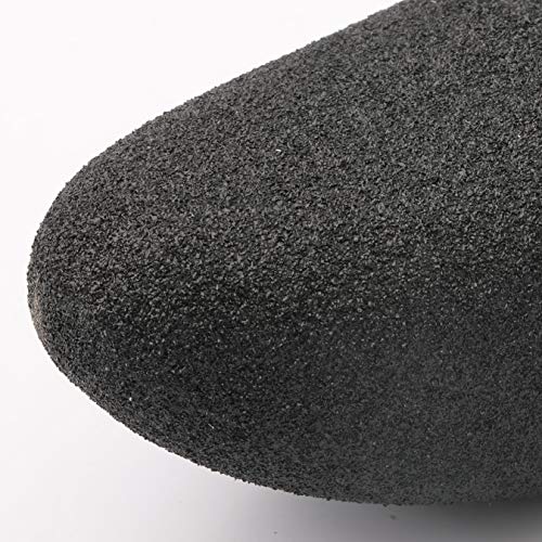 Colossal - Lima para pies y callos, la mejor herramienta de cuidado de pies para eliminar la piel dura, se puede utilizar tanto en pies húmedos como secos (negro). (Negro)