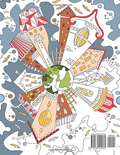 Colouring book: The Magical City : A Coloring books for adults relaxation(Stress Relief Coloring Book, Creativity, Patterns, coloring books for adults): Volume 1 (coloring book for adults)