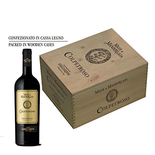 Colpetroso Costa Toscana IGT Massi di Mandorlaia (6 botellas 75 cl. en caja de madera)