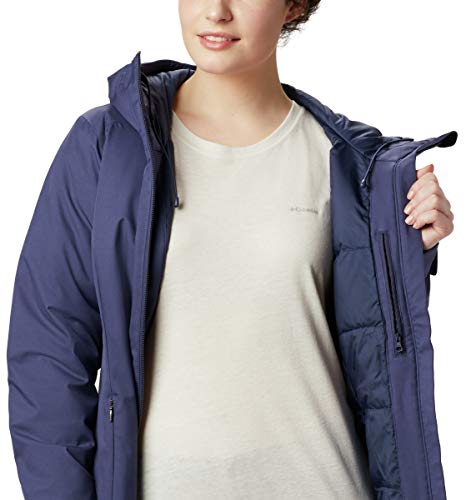 Columbia Autumn Rise Chaqueta Mid, Mujer, Azul (Nocturnal), S