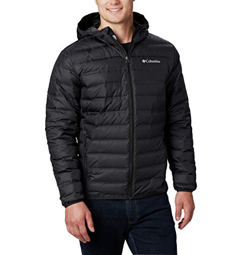 Columbia Lake 22 Chaqueta de Plumas con Capucha, Hombre, Negro, L