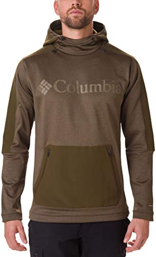 Columbia Maxtrail Camiseta con Capucha, Hombre, Olive Green, M