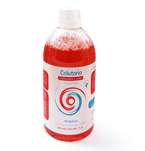 Colutorio enjuague bucal Antiplaca (Clorhexidina y Xilitol) - 500 ml