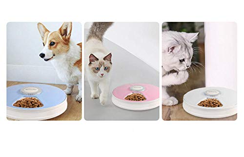 Comederos Para Gatos Bebedero Perro Bebederos Para Perros El Animal Doméstico Del Cuenco Del Animal Doméstico Suministra El Alimentador Automático Elegante Del Animal Doméstico-Polvo De Flor De Cerezo